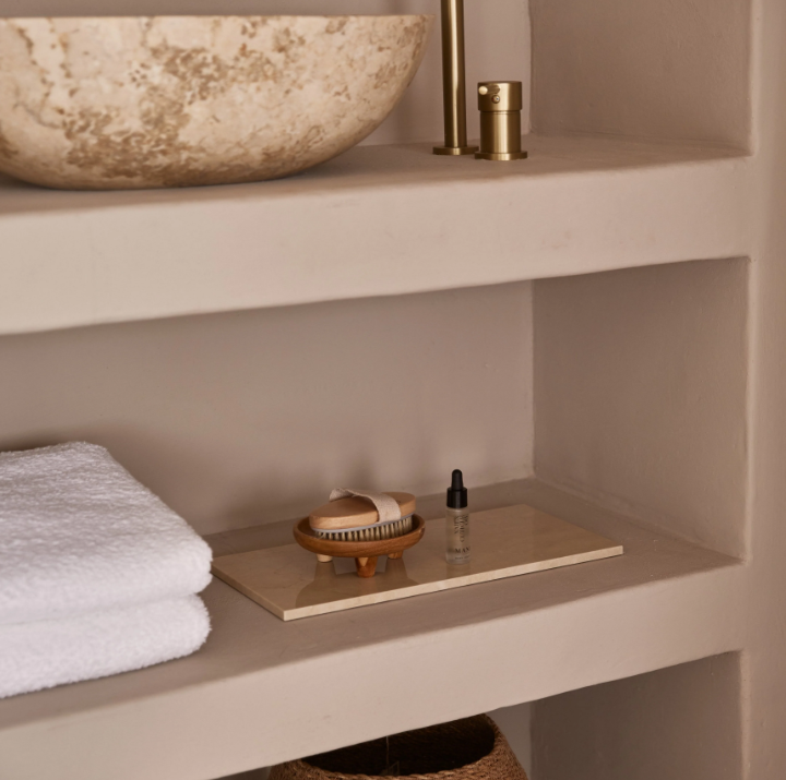 Marmeren Dienblad Beige